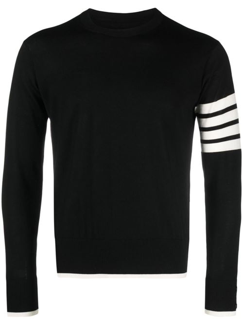 Maglione con dettaglio a 4 righe THOM BROWNE | MKA002DY1014001